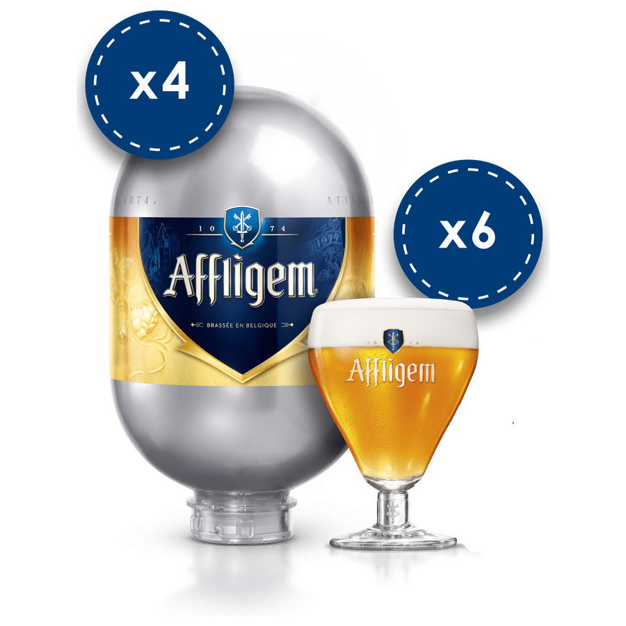 Affligem Starter Kit 6,8% Vol. ! Alles was du benötigst für deine Heimparty ! Let`s go !