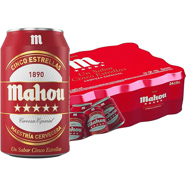 Mahou 5 Star 5,5% - 28 x 33 cl Dose