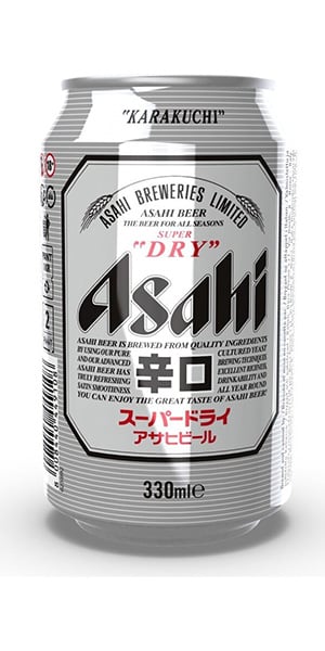 Asahi Bier Super Dry 5,0% - 24 x 33 cl Dose