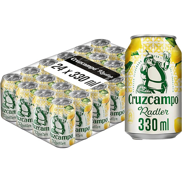 Cruzcampo Radler 2% - 24 x 33 cl Dose