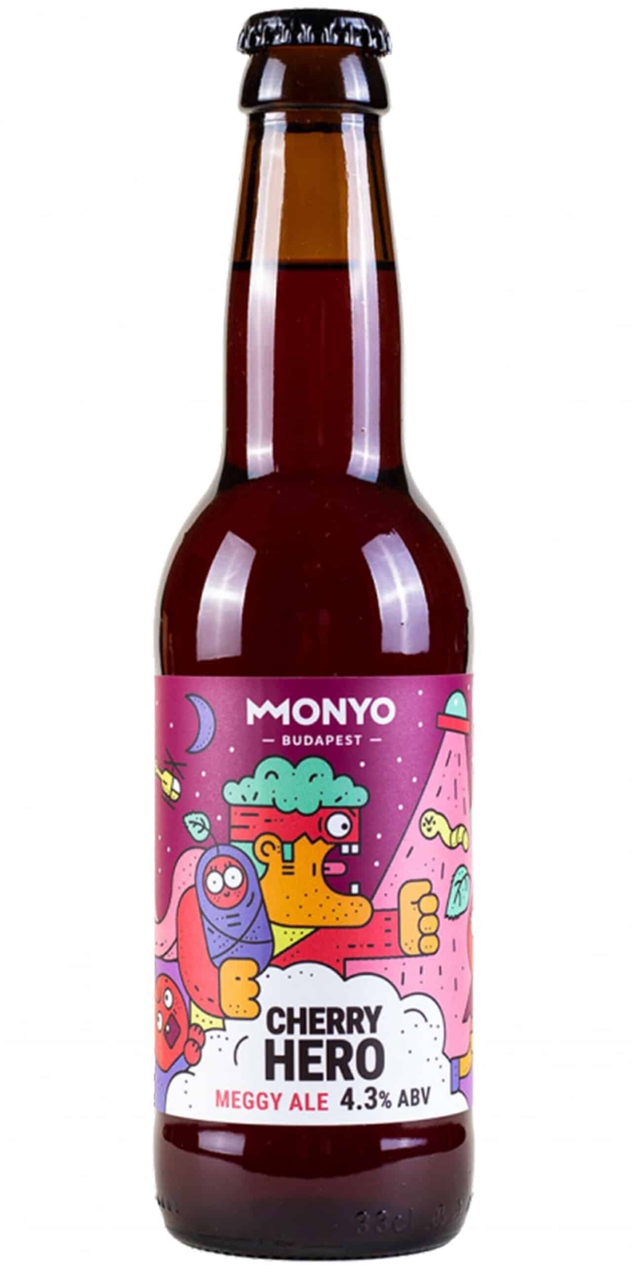 Monyo Cherry Hero 4.3% Vol. 12 x 33 cl Ungarn