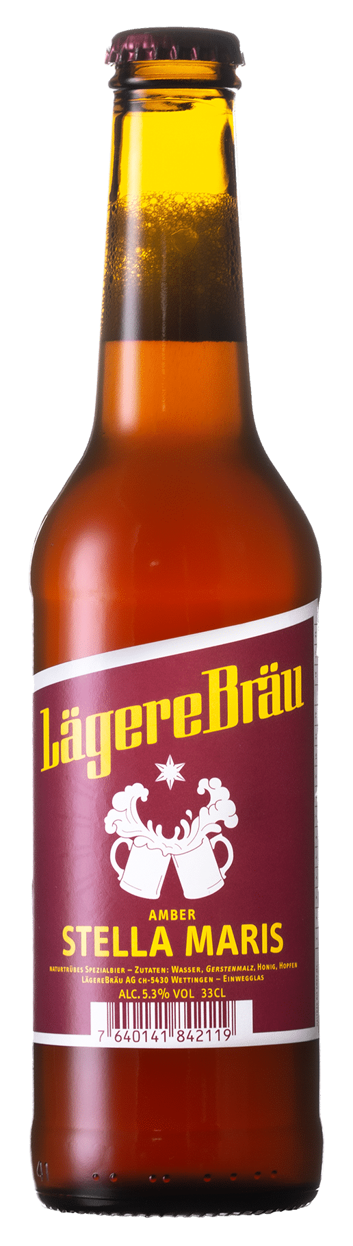 Lägere Bräu Stella Maris Amber 5,3% - 24 x 33 cl