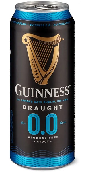Guinness Draught Alkoholfrei - 24 x 44 cl Dose