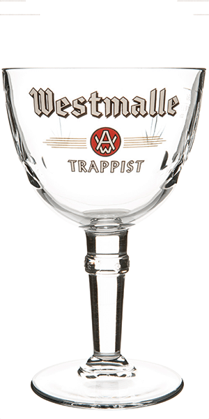 Westmalle Biergläser - 12 x 25 cl