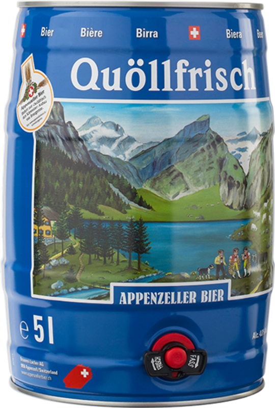 Appenzeller Quöllfrisch Hell - 500 cl Fass