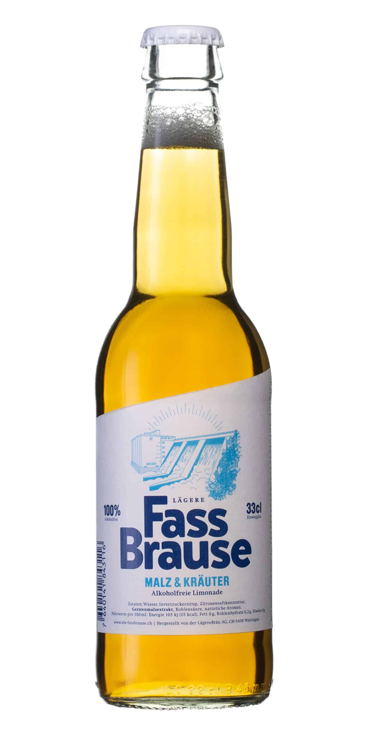 Lägere Bräu Fassbrause alkoholfrei 24 x 33 cl