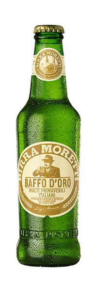 Birra Moretti Baffo D'Oro 4,8% - 24 x 33 cl