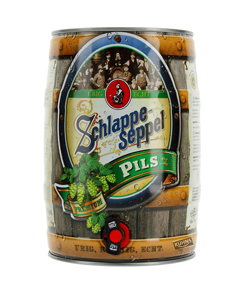 Schlappeseppel Pils 5,1% - 5 Liter Fass