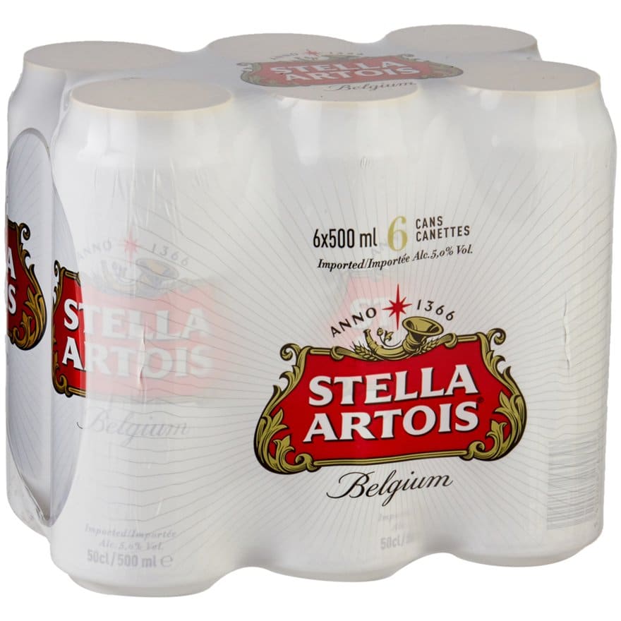 Stella Artois 5% - 24 x 50 cl Dosen