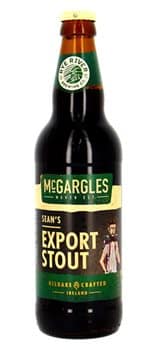 Mc Gargles Sean's Export Stout 6,0% Vol. 12 x 50 cl Irland