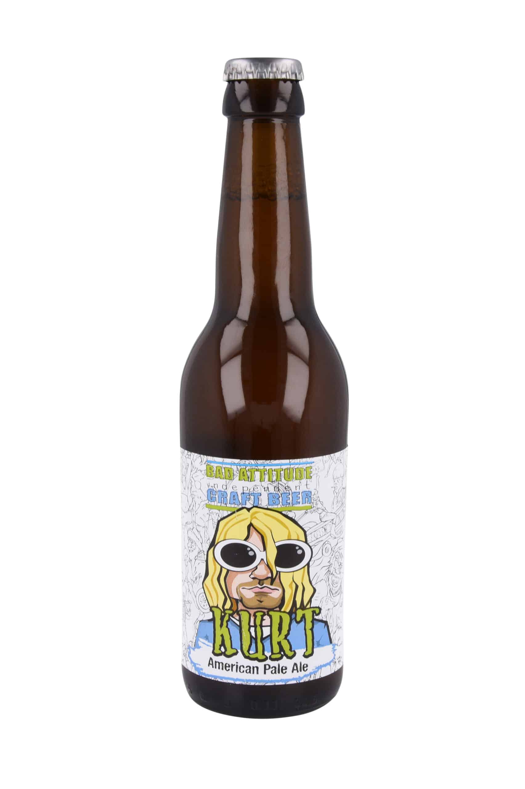 Bad Attitude Kurt American Pale Ale 4,5% Vol 24 x 33 cl