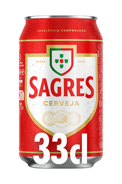 Sagres Original 4.8% - 24 x 33 cl Dose