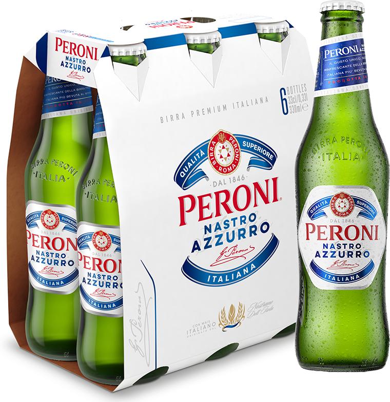 Peroni Nastro Azzurro 6er Tray