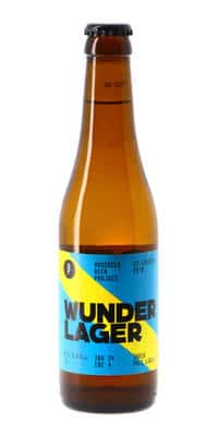 Brussels Beer Project Wunder Lager Bier 3,8% Vol. 24 x 33 cl Belgien