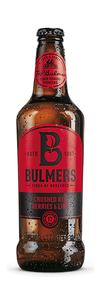 Bulmers Red Berries Cider 4% - 24 x 50 cl