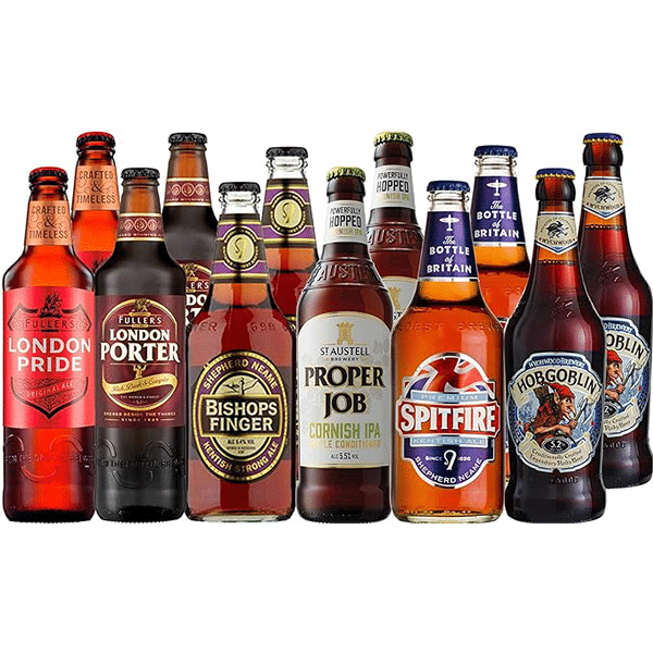 Englisches Bier Probierset 6 Sorten - 12 x 50 cl