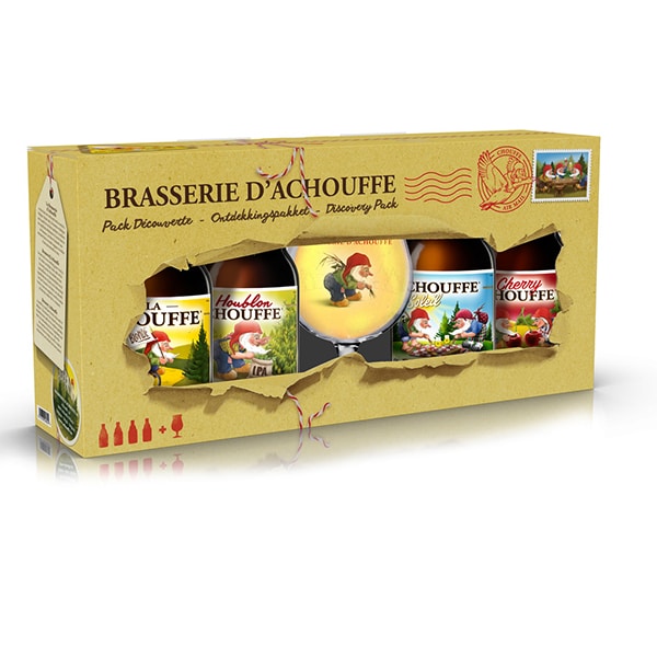 La Chouffe Val. Chouffe 4B33+ 1Ve 8% Vol. Geschenkset Belgien