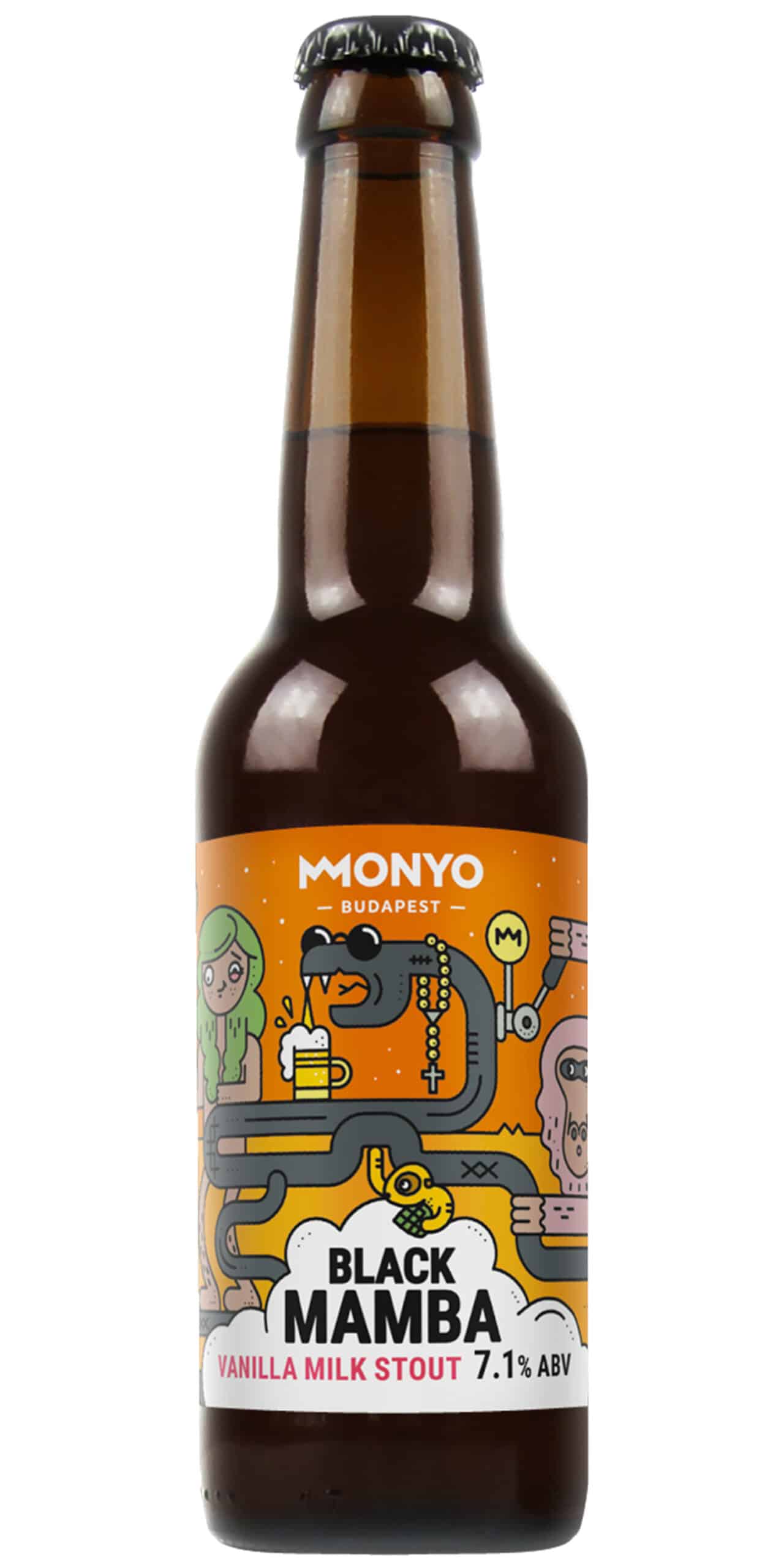 Monyo Black Mamba 6.8% Vol. 12 x 33 cl Ungarn