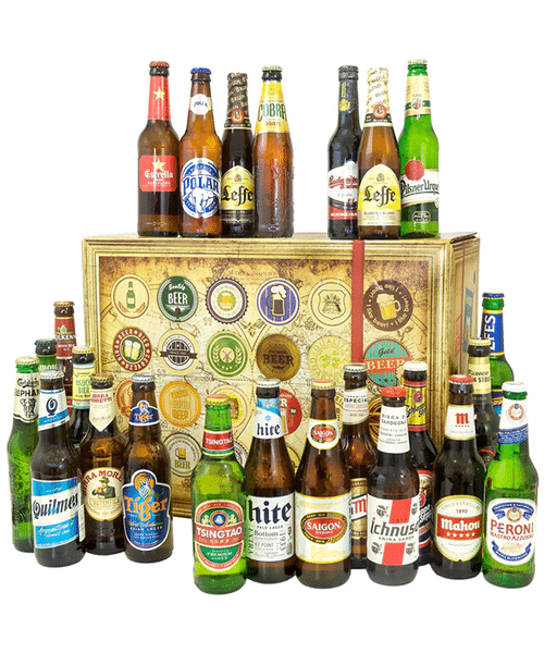 Internationaler Bier Adventskalender - 24 x 33 cl