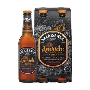 Valaisanne Bier Ämrich Weizen 5,5% Vol. 24 x 33 cl