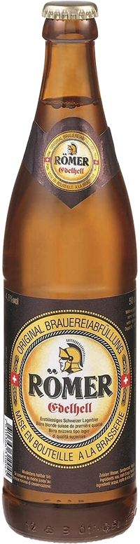 Römer Bier Edelhell Ramseier 4,8% Vol. 20 x 50 cl MW Flasche
