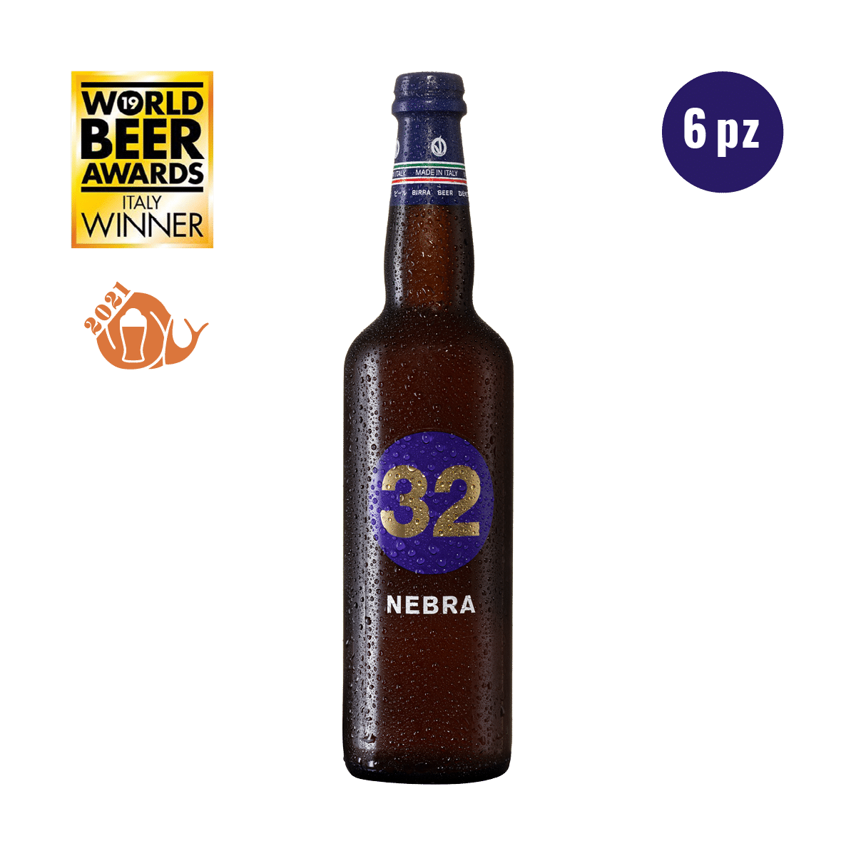 32 Via dei Birrai Nebra 8,0% Vol. 6 x 75 cl