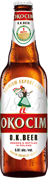 Okocim O. K. Beer 5,6% Vol. 24 x 33 cl Polen