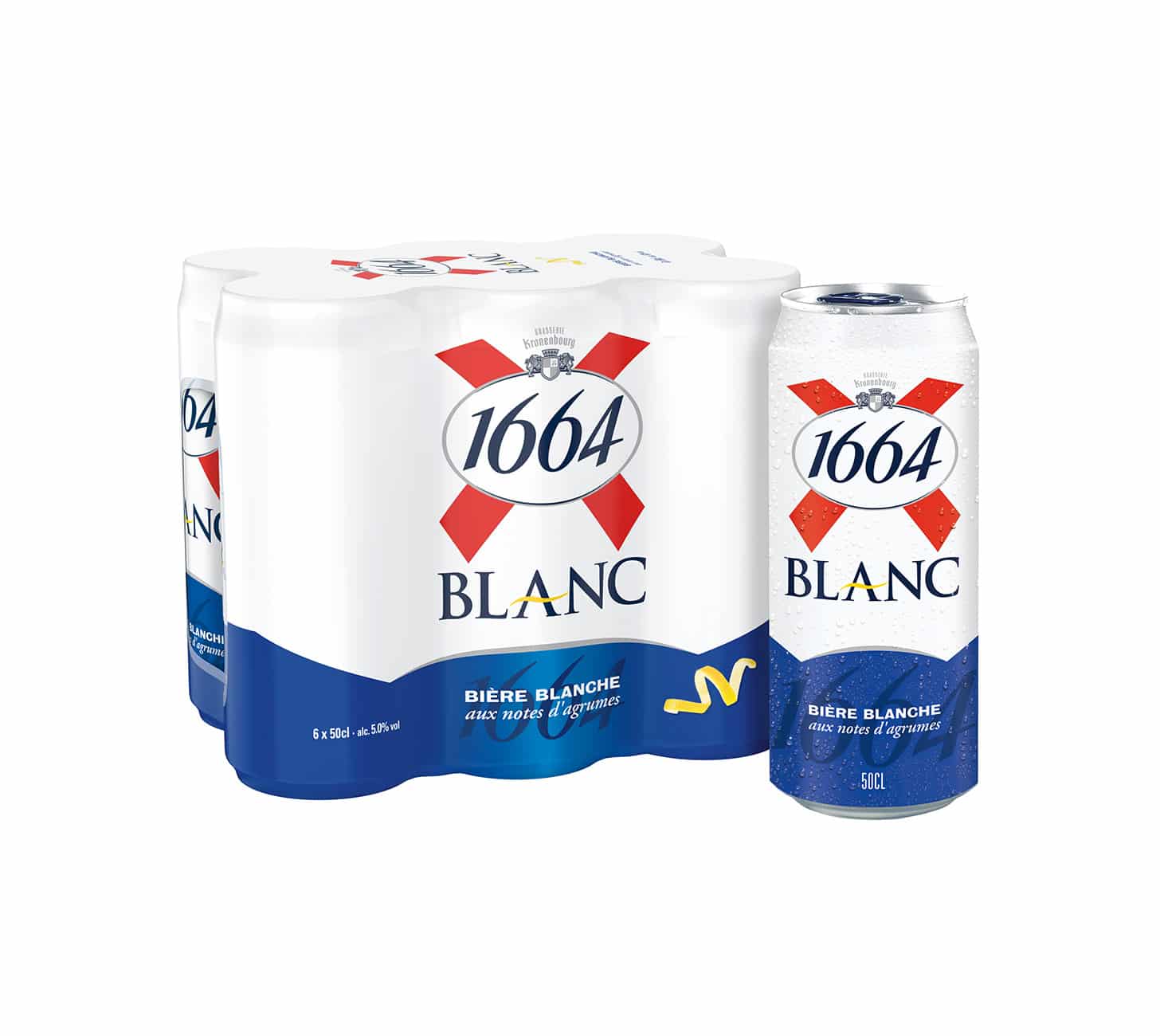 Kronenbourg 1664 blanc 5,0% - 24 x 50 cl Dose
