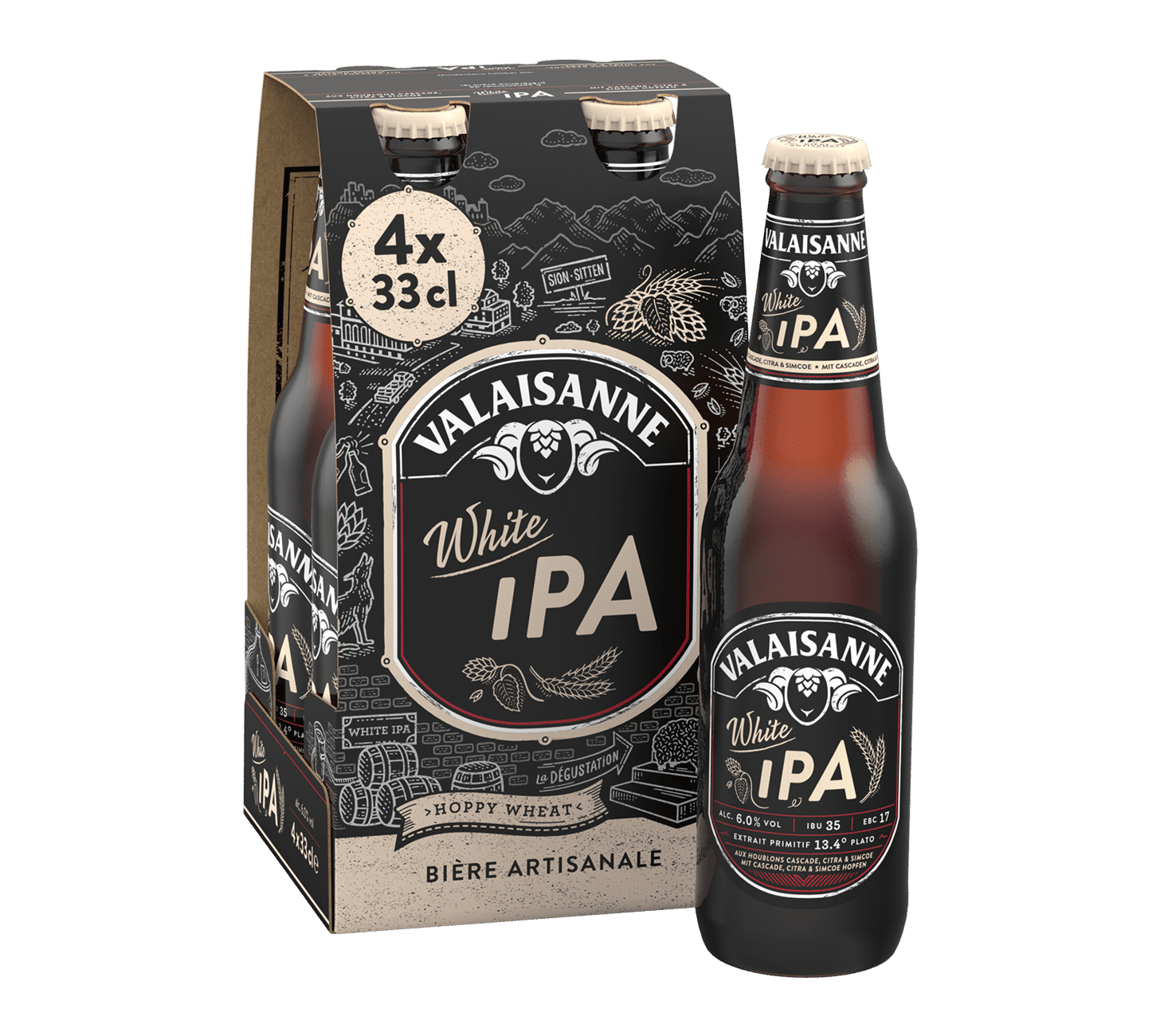 Valaisanne White IPA 5,2% - 24 x 33 cl