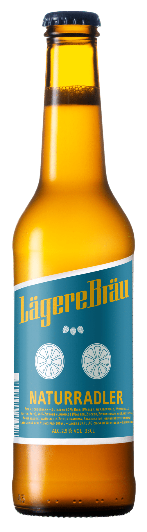 Lägere Bräu Naturradler 2,9% - 24 x 33 cl