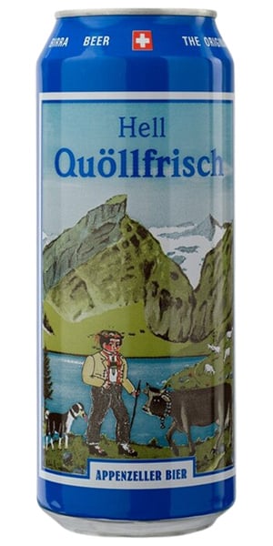 Appenzeller Quöllfrisch Hell 4,8% - 24 x 50 cl Dose