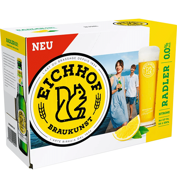 Eichhof Radler 2% - 24 x 33 cl MW