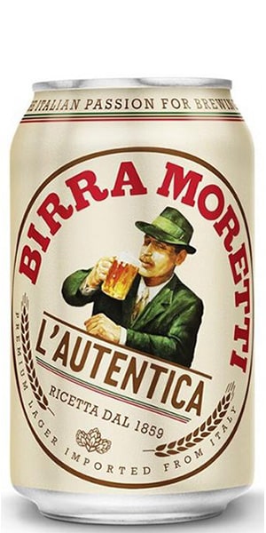 Birra Moretti Lager 4,6% - 24 x 33 cl Dose