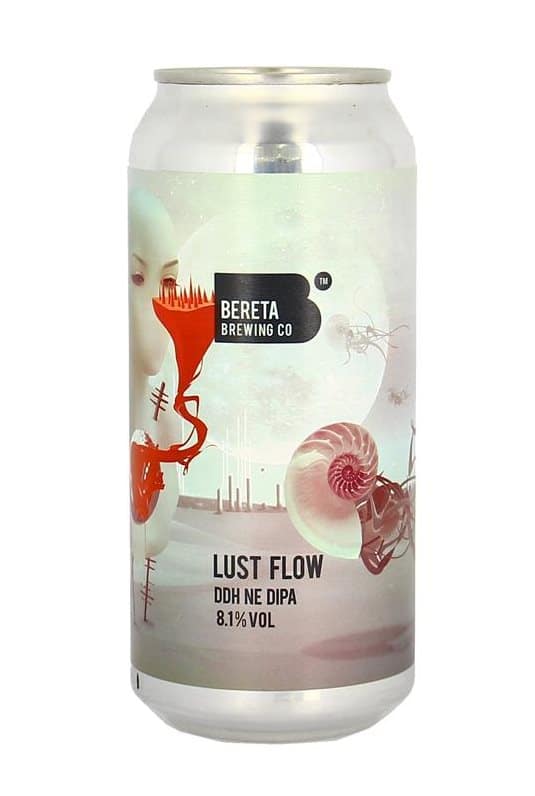 Bereta Lust Flow DDH NE DIPA 8,1% Vol. 24 x 44 cl Dose Rumänien