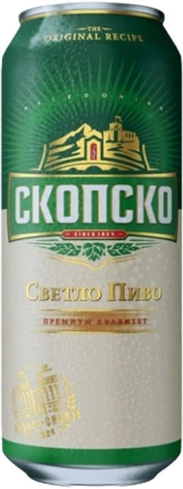 Skopsko 4.9% - 24 x 50 cl Dose