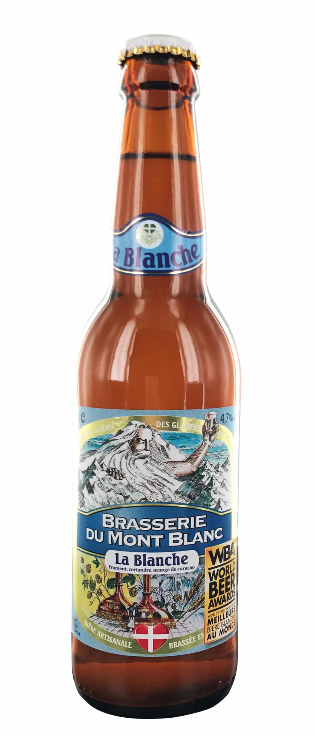 Mont Blanc Blanche 4.7% Vol. 12 x 33 cl Frankreich