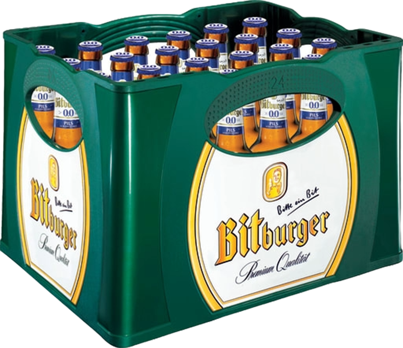 Bitburger Alkoholfrei 24 x 33 cl MW Harasse