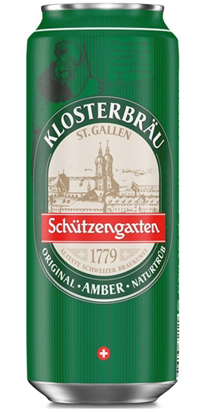 Schützengarten St. Galler Klosterbräu 5,2% - 6 x 50 cl Dose