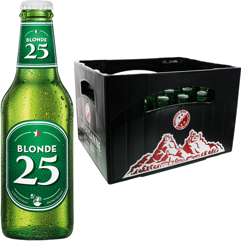 Valaisanne Bier Blonde 25 4,8% Vol. 24 x 25 cl
