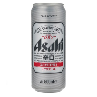 Asahi Bier Super Dry 5,0% Vol. 24 x 50 cl Dose Japan