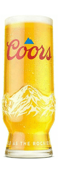 Coors Half Pint Biergläser 50 cl - 6 Gläser