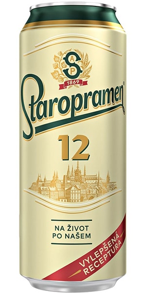 Staropramen Helles Lagerbier 5% - 24 x 50 cl Dose