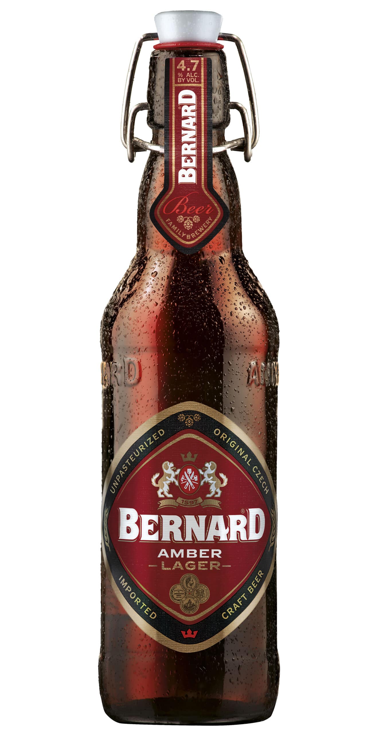 Bernard Amber Lager 4.7% - 20 x 50 cl