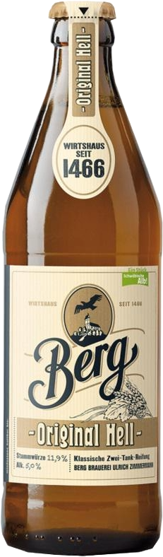 Bergbier original hell 5,1% - 20 x 50 cl
