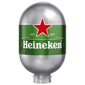 Heineken Premium Bier 5,0% Vol. 2 Tanks mit je 8 Liter Tanks